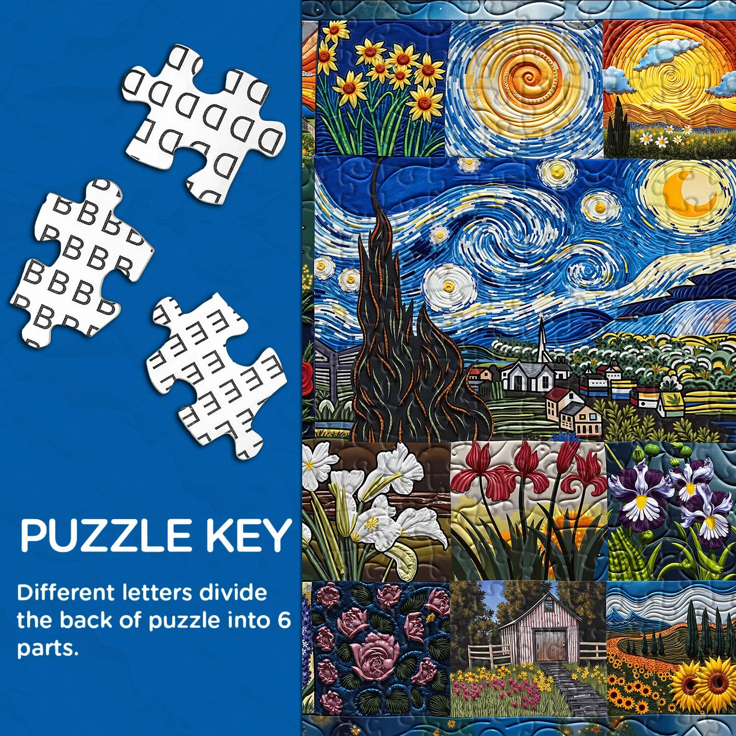 Van Goghs Rhapsodie-Puzzle 1000 Teile