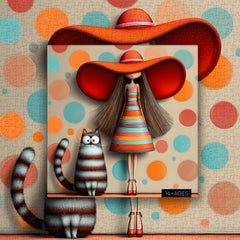 Red Hat Girl Puzzle 1000 Teile