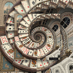 Kartenwipptreppenpuzzle 1000 Stücke