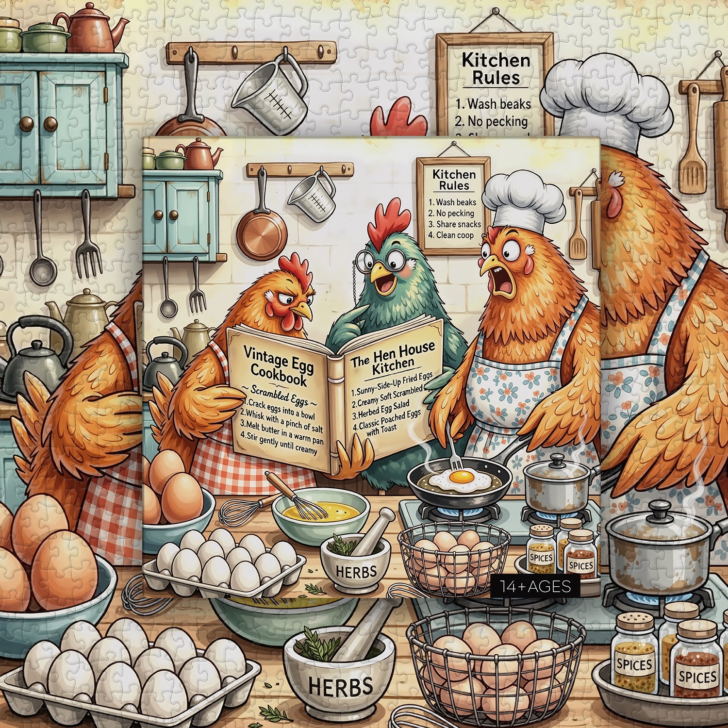 Cluck Cookery Puzzle 1000 Teile