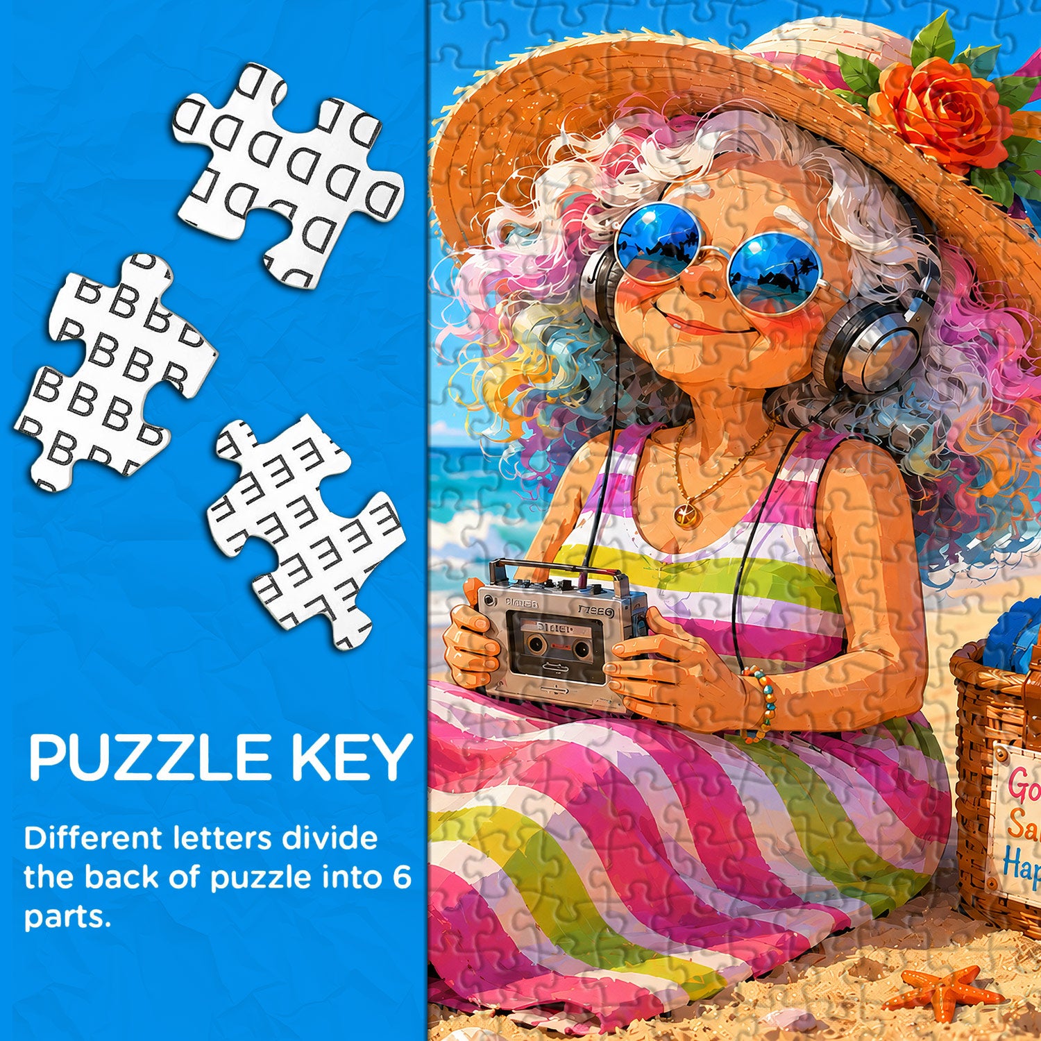 Good Vibes Beach Jigsaw Puzzle 1000 Pieces