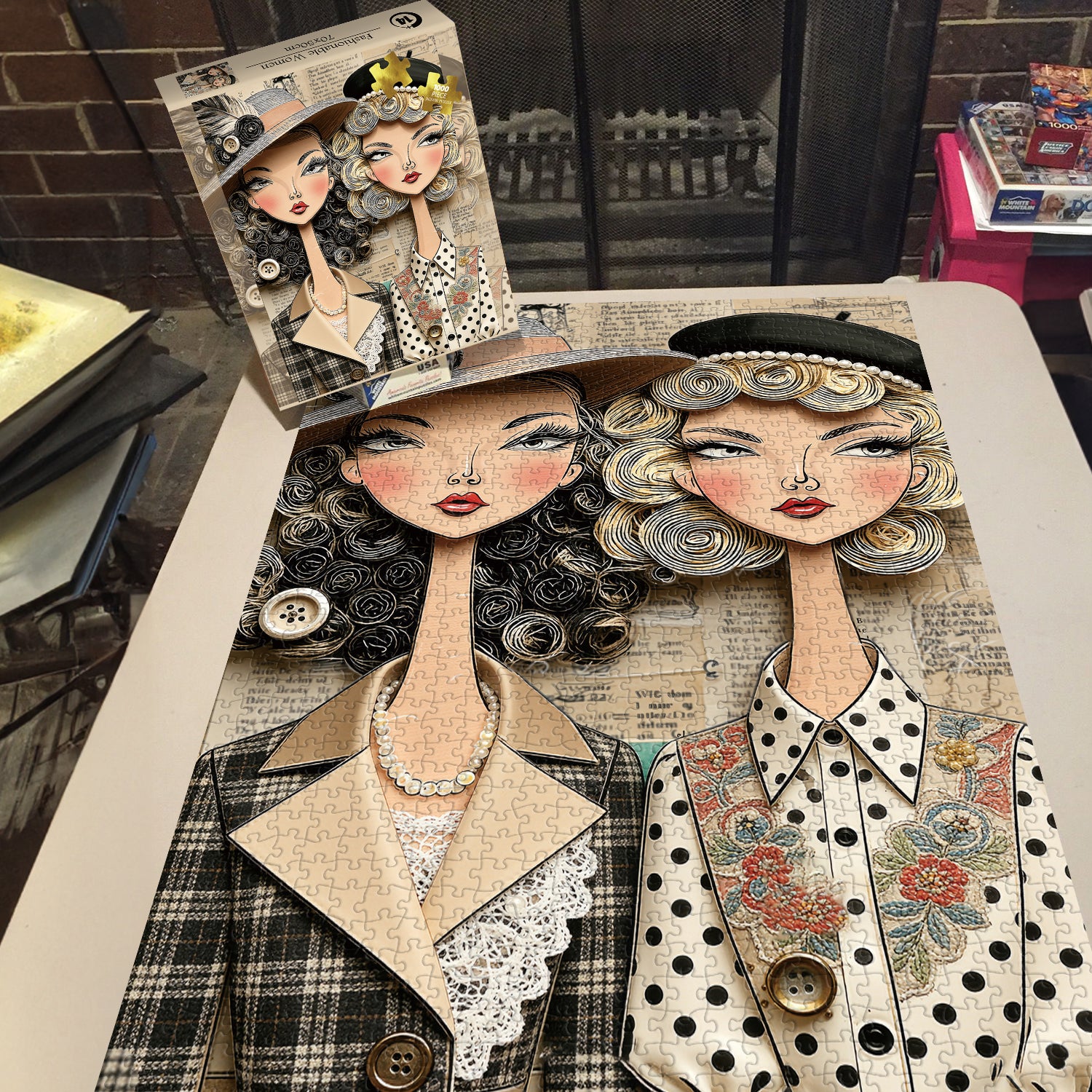 Fashionable Women Jigsaw Puzzle 1000 Pieces