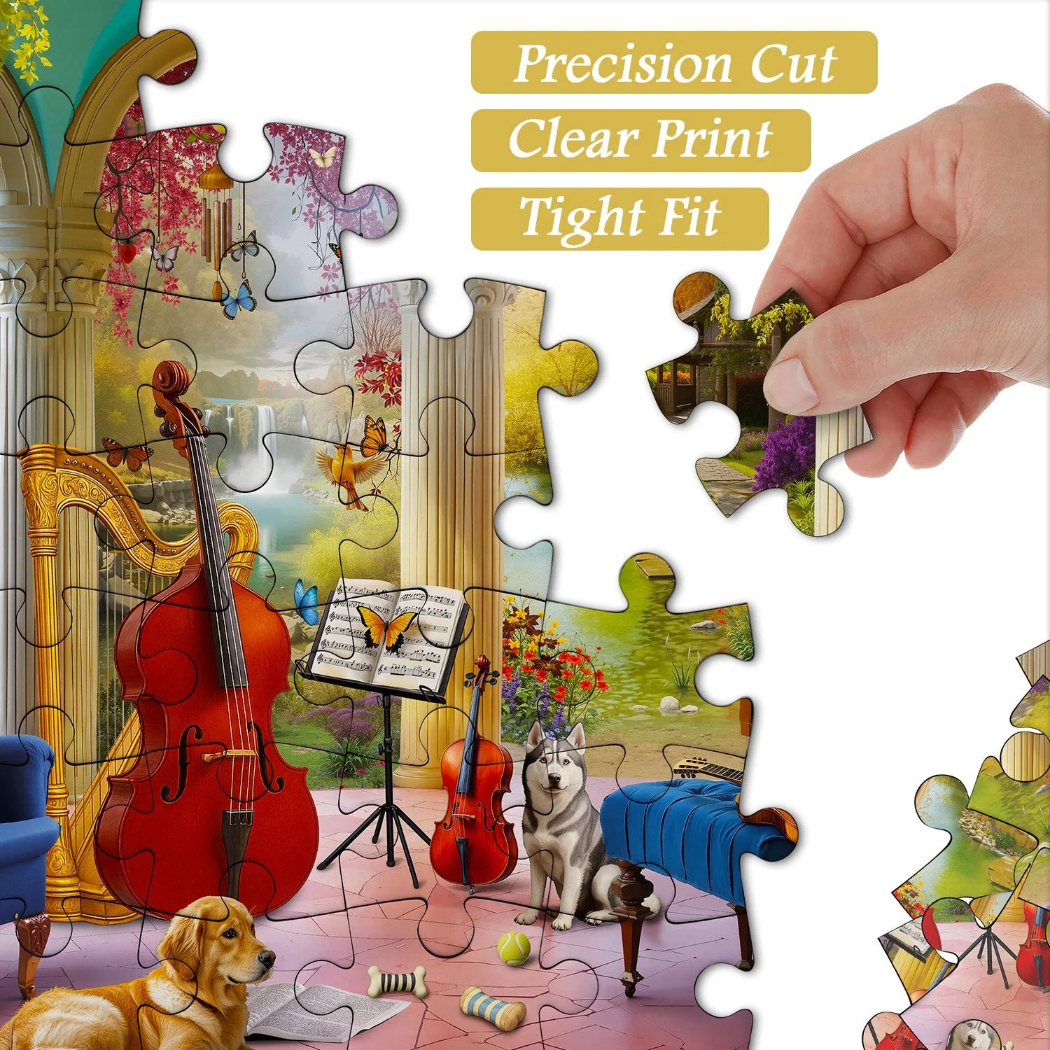 Jahreszeitenkammer-Puzzle 1000 Teile