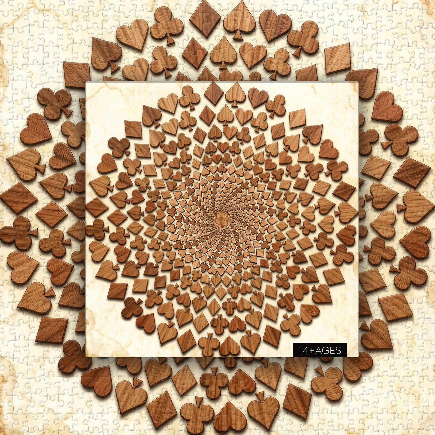 Spiral Wooden Art Jigsaw Puzzle 1000 Pieces