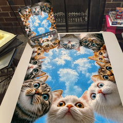 Puzzle mit Katzenbeobachtung, 1000 Teile