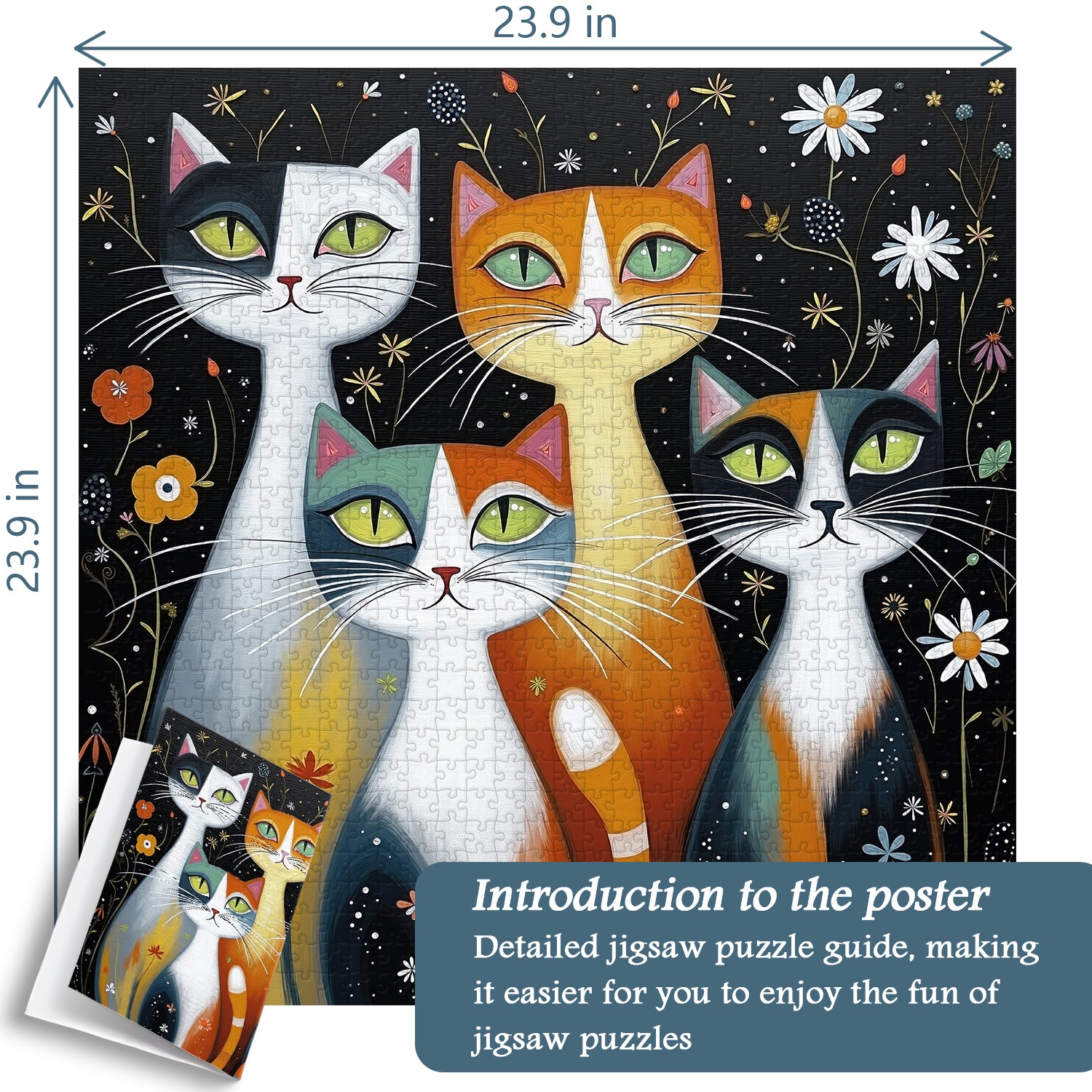 Garden Muse Cats Puzzle 1000 Teile