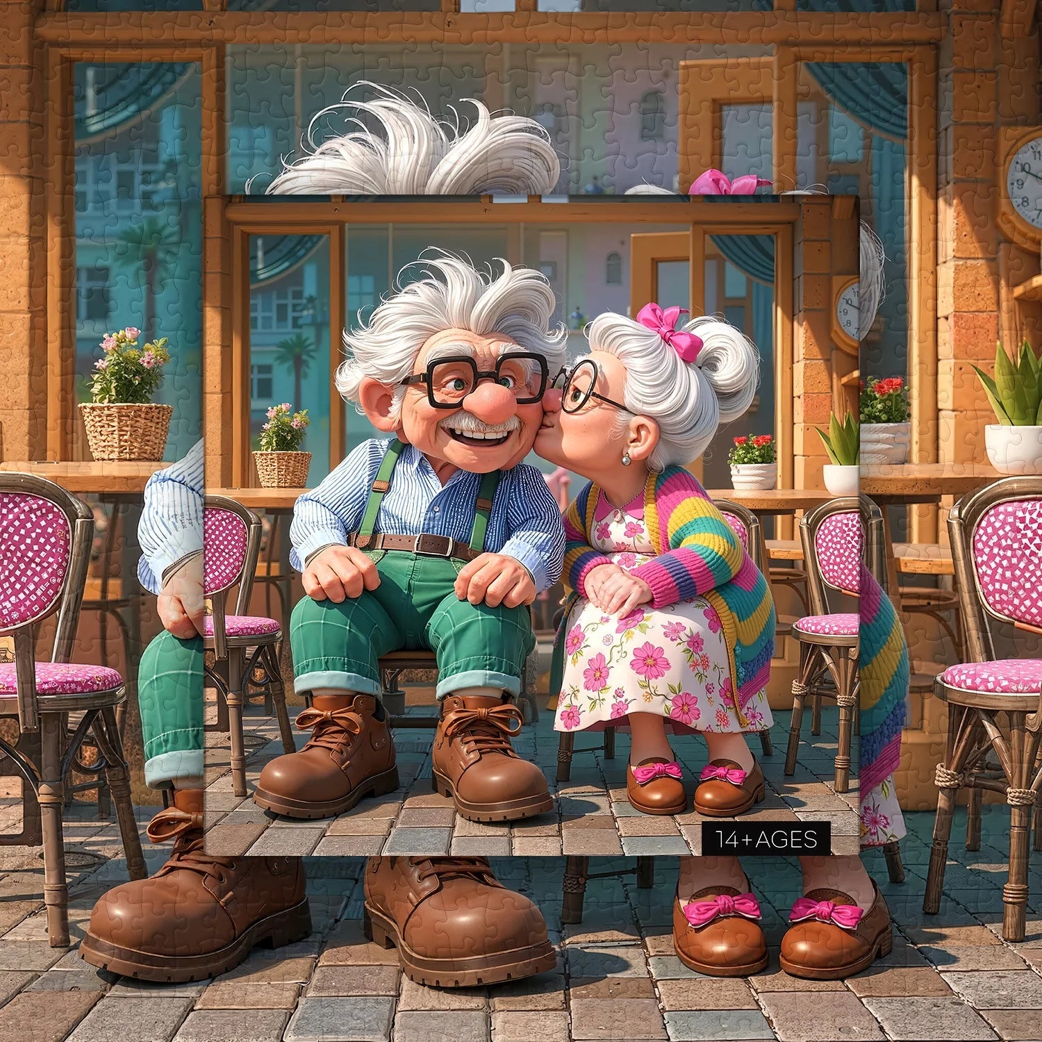 Sweet Café Kiss Puzzle 1000 Teile