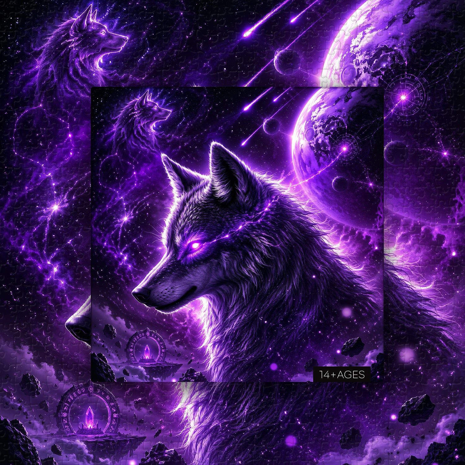 Nebula Wolf Soul Puzzle 1000 Teile
