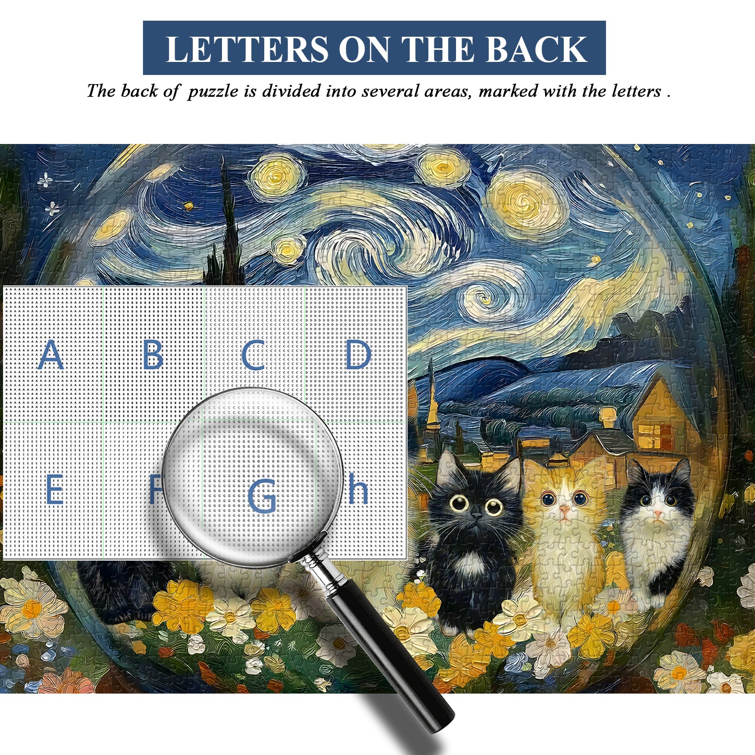 Katzen-Kristallkugel-Puzzle, 1000 Teile