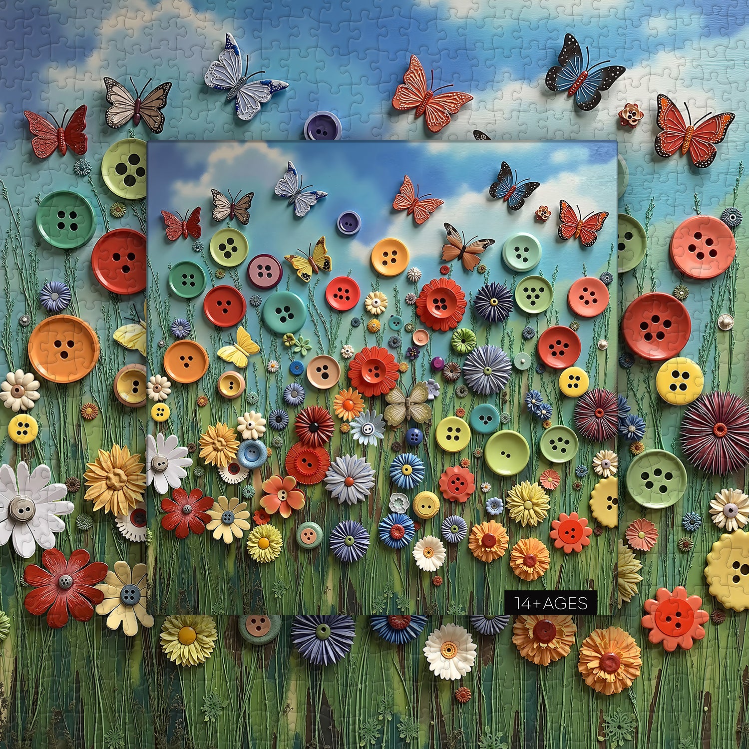 Button Bloom Jigsaw Puzzle 1000 Pieces