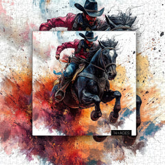 Western Knight Jigsaw Puzzle 1000 Pieces
