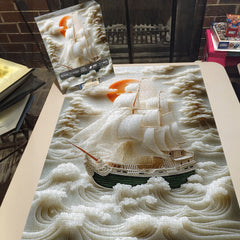 White Voyage Jigsaw Puzzle 1000 Pieces