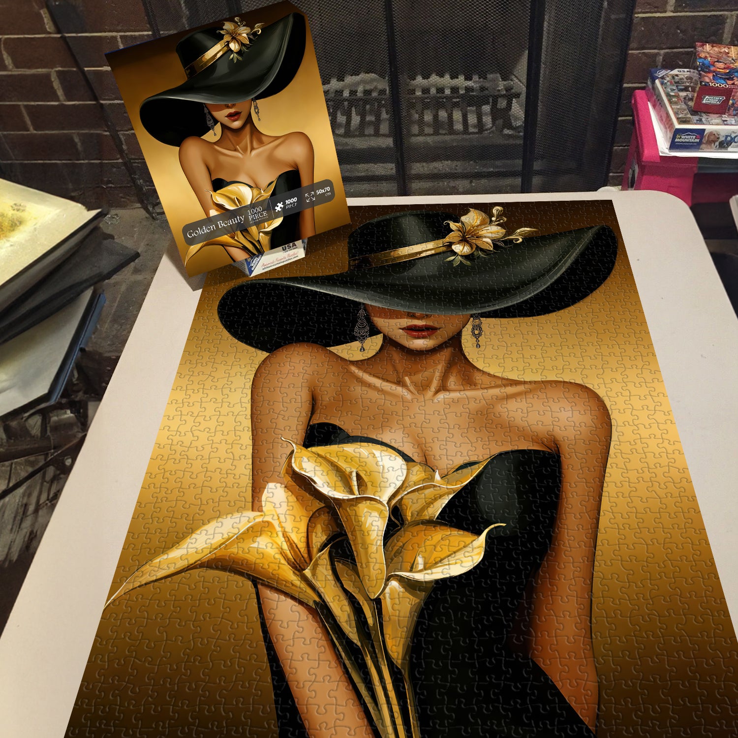 Golden Beauty Jigsaw Puzzle 1000 Pieces