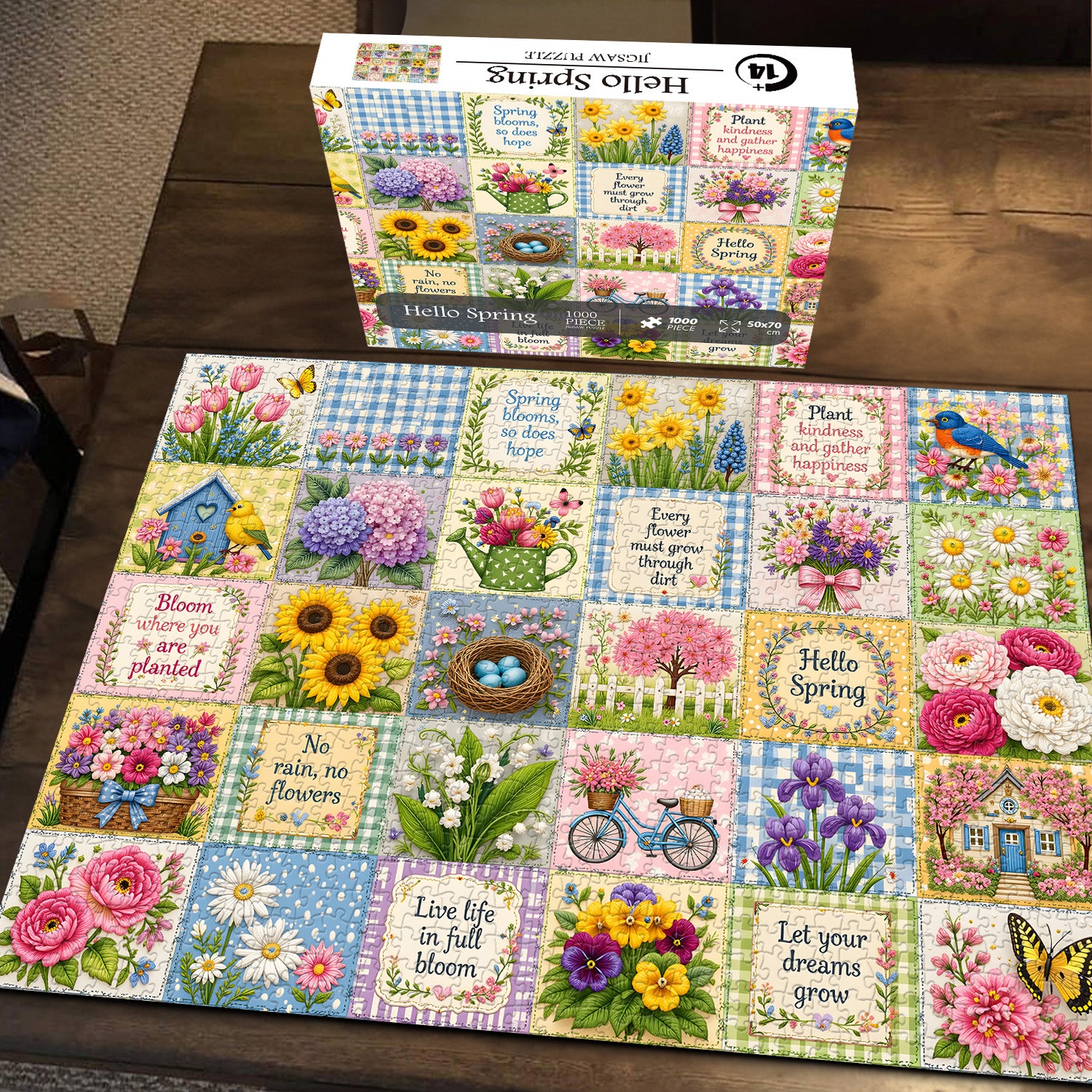 Hallo Frühling Puzzle 1000 Teile