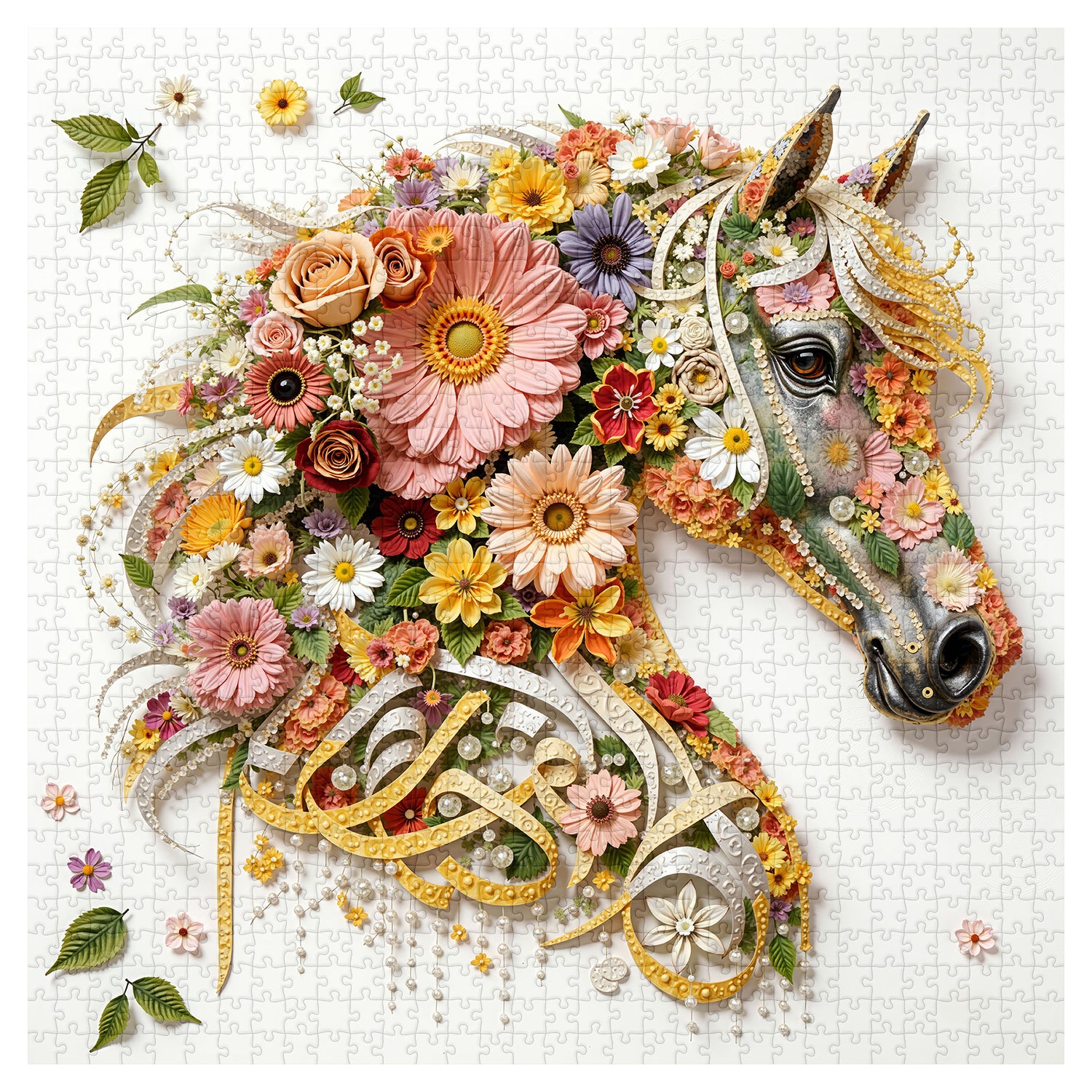 Blossom Steed Jigsaw Puzzle 1000 Pieces