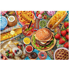 Food Delight Party Puzzle 1000 Teile
