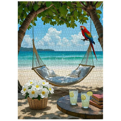 Relaxing Beach Day Jigsaw Puzzle 1000 Pieces
