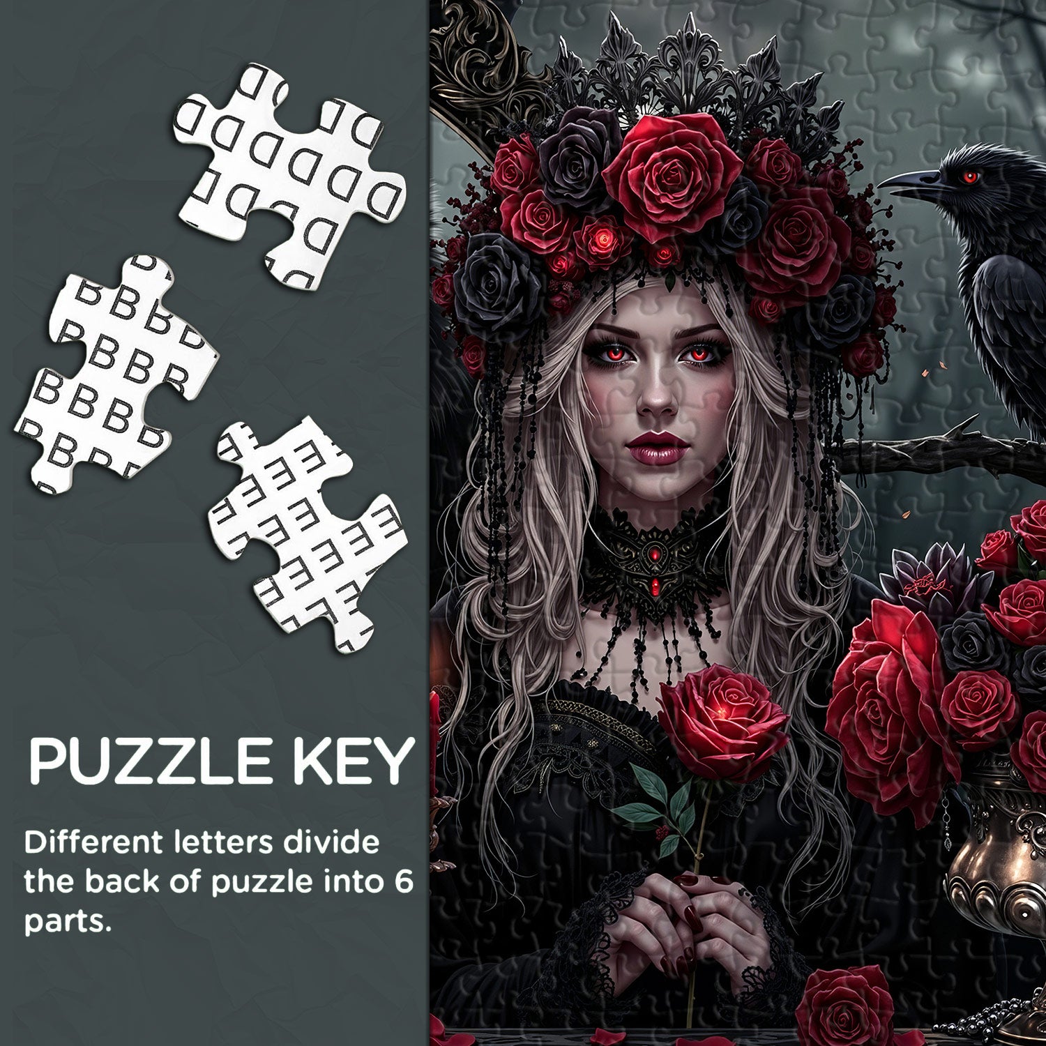 Eternal Night Rose Festival Puzzle 1000 Teile