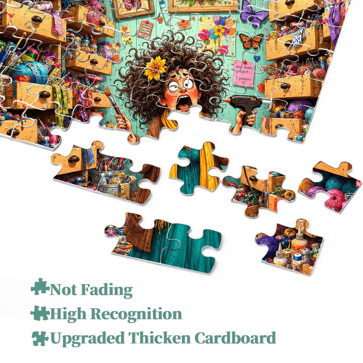 Chaos Craft Shack Jigsaw Puzzle 1000 Pieces