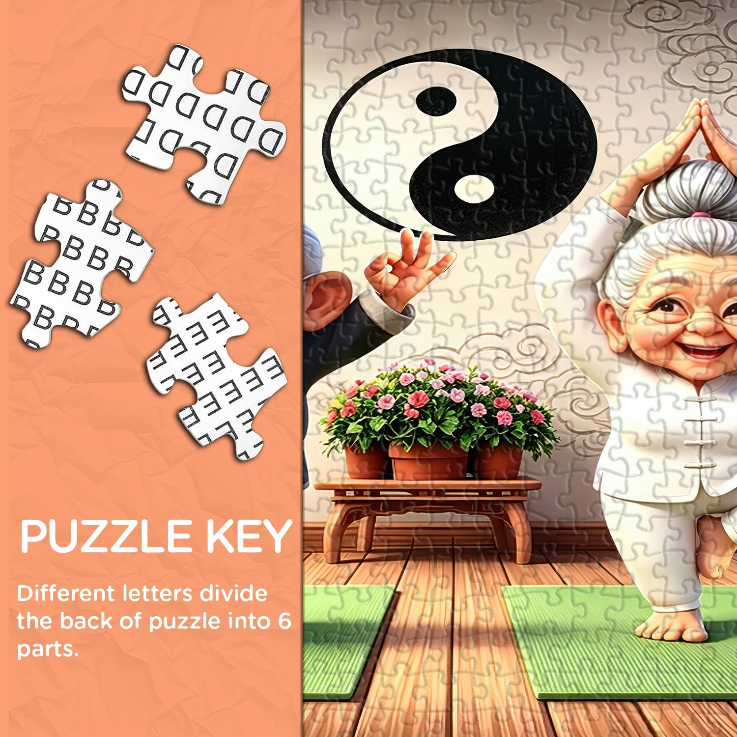 Tai Chi Couple Jigsaw Puzzle 1000 Pieces