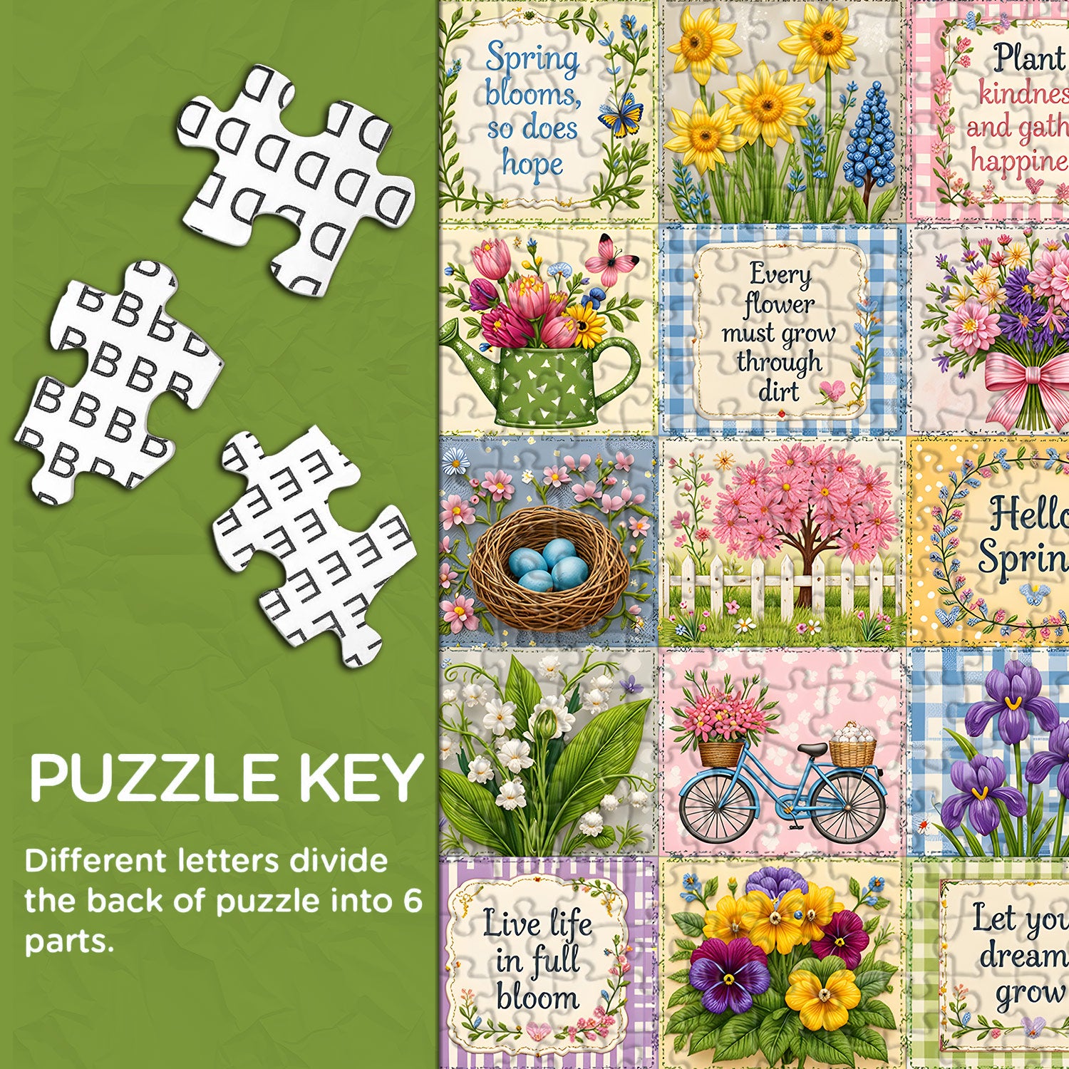 Hallo Frühling Puzzle 1000 Teile