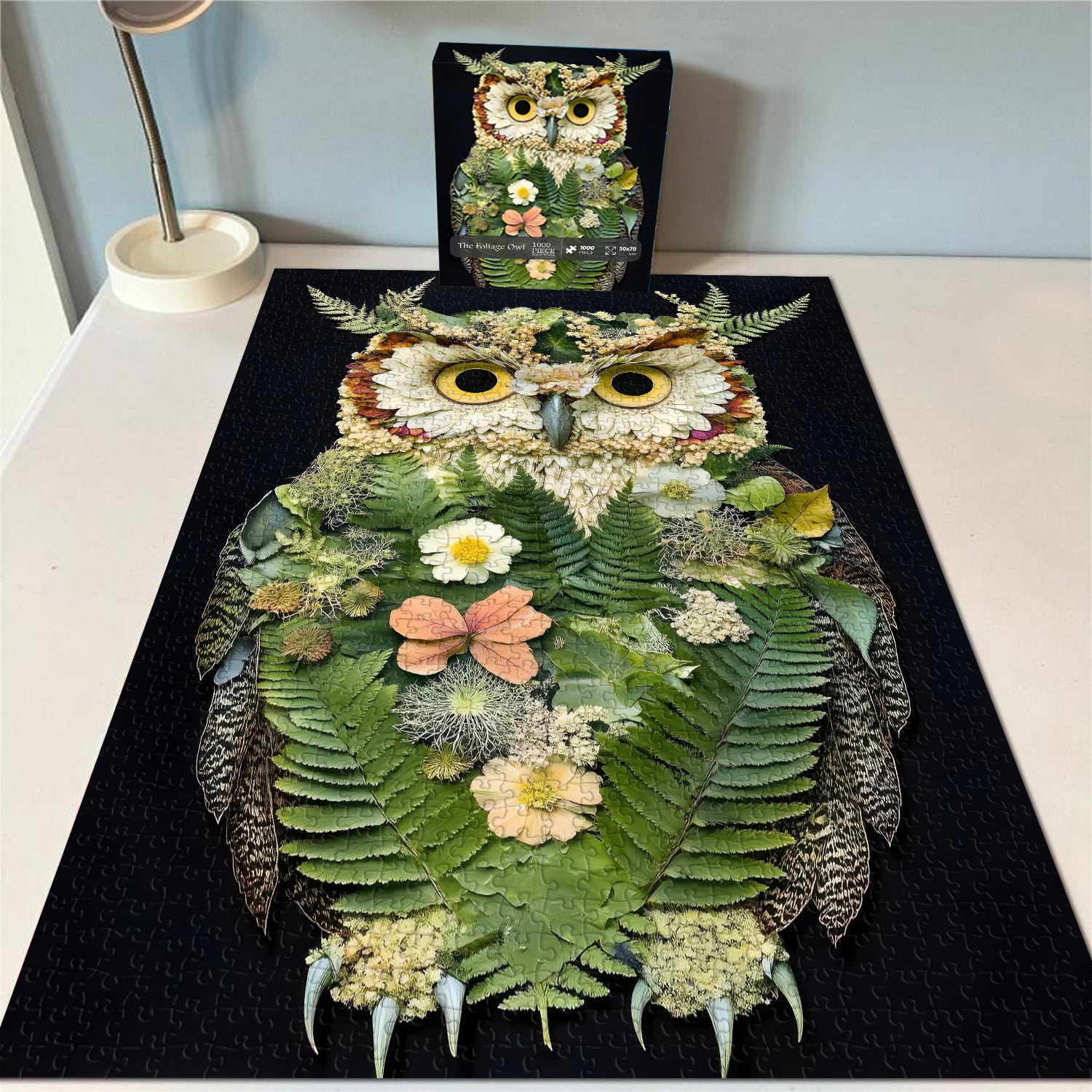 Das Laub-Eulen-Puzzle 1000 Teile