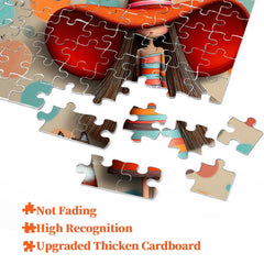 Red Hat Girl Puzzle 1000 Teile