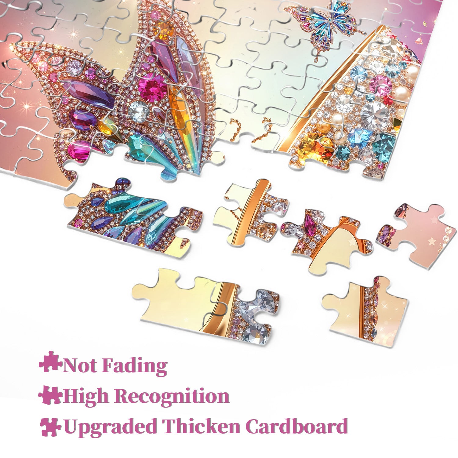 Aurora Butterfly Heel Jigsaw Puzzle 1000 Pieces