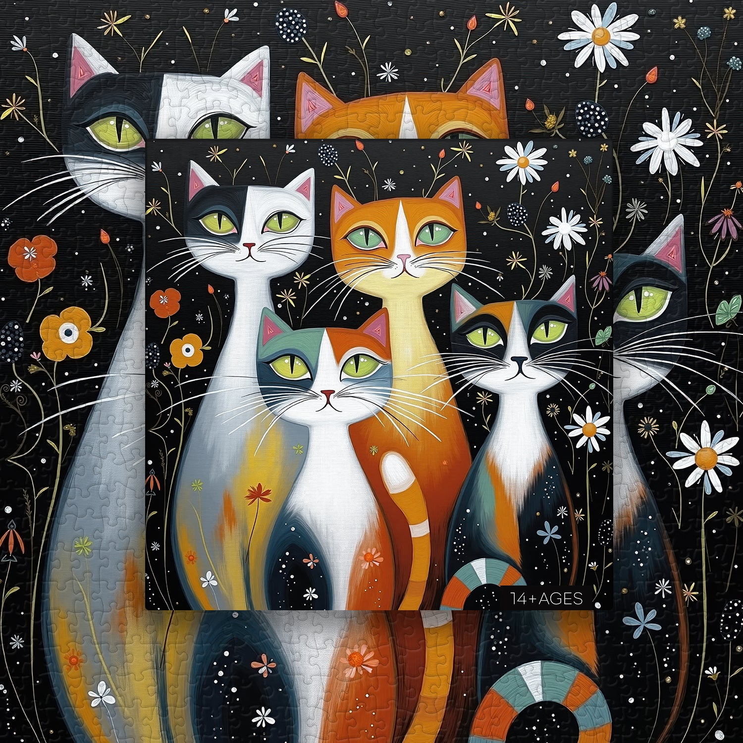 Garden Muse Cats Puzzle 1000 Teile