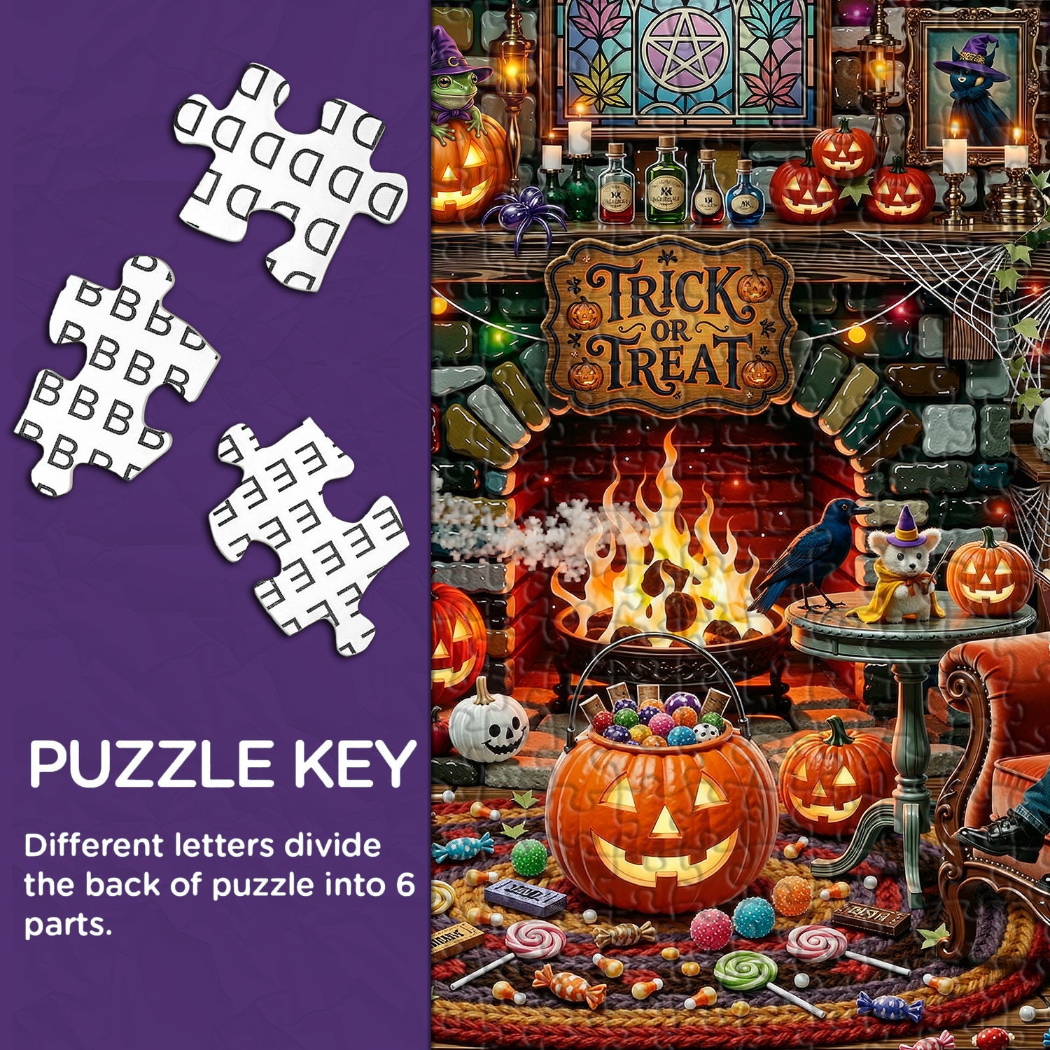 Halloween Hearth Jigsaw Puzzle 1000 Pieces