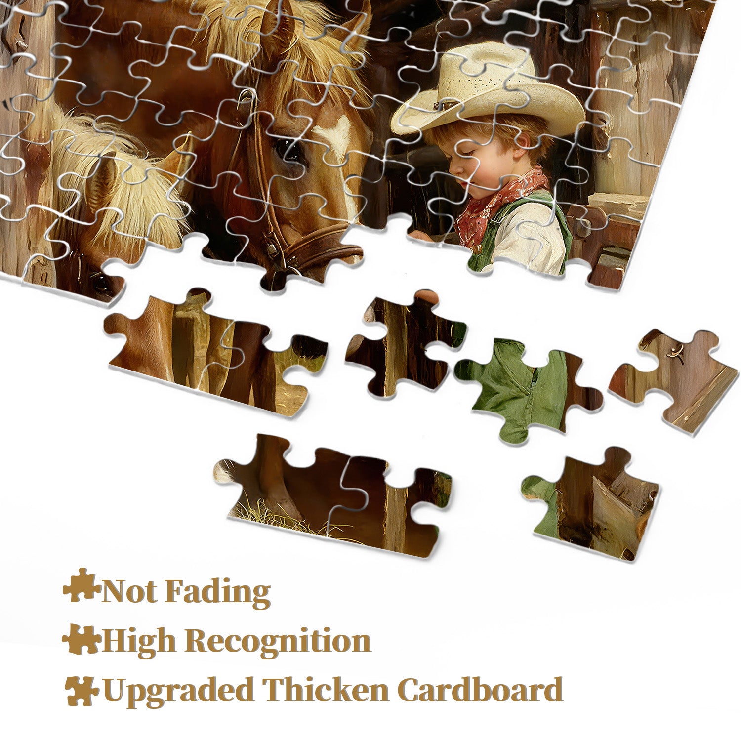 Kindliches Weideleben-Puzzle 1000 Teile