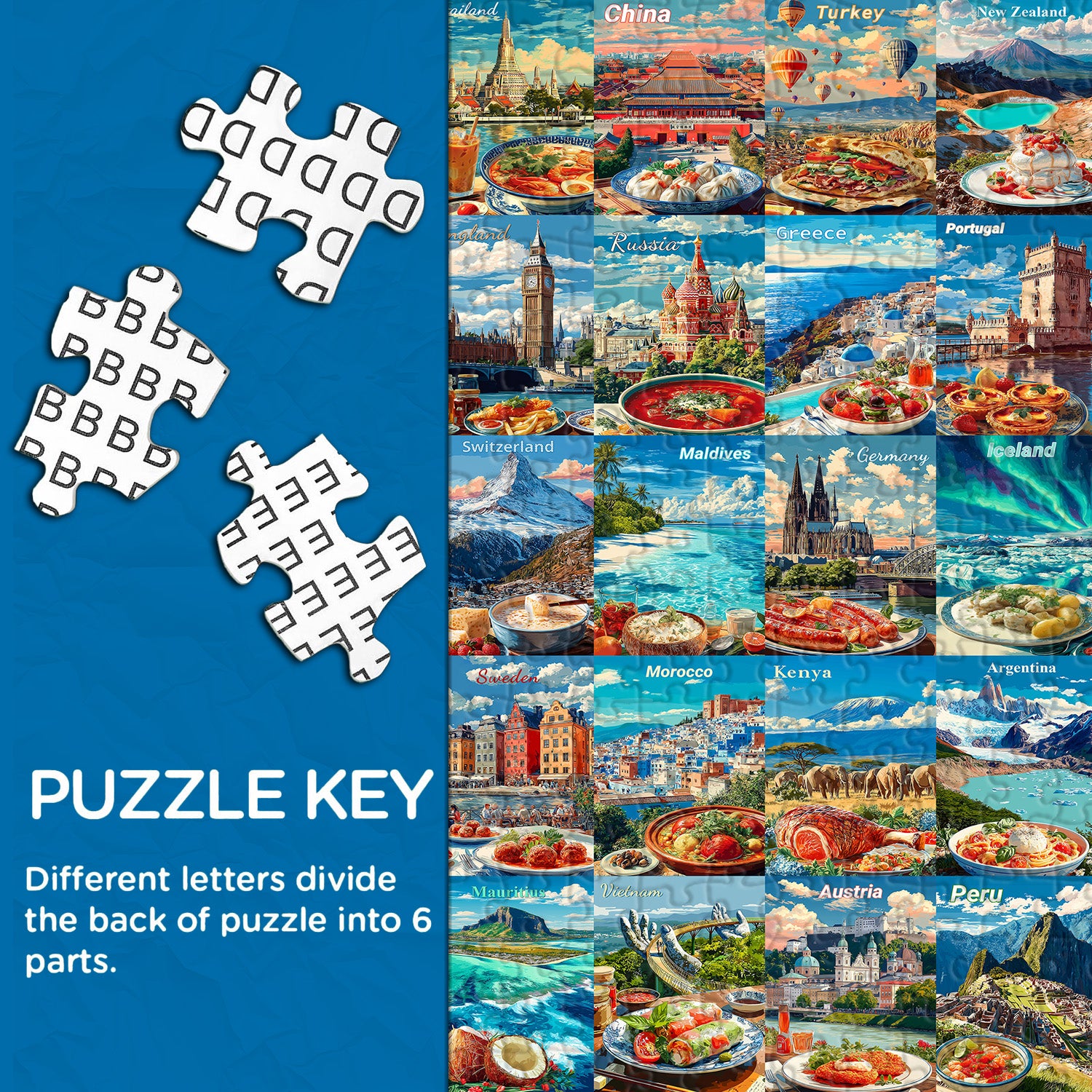 Global Impression Jigsaw Puzzle 1000 Pieces