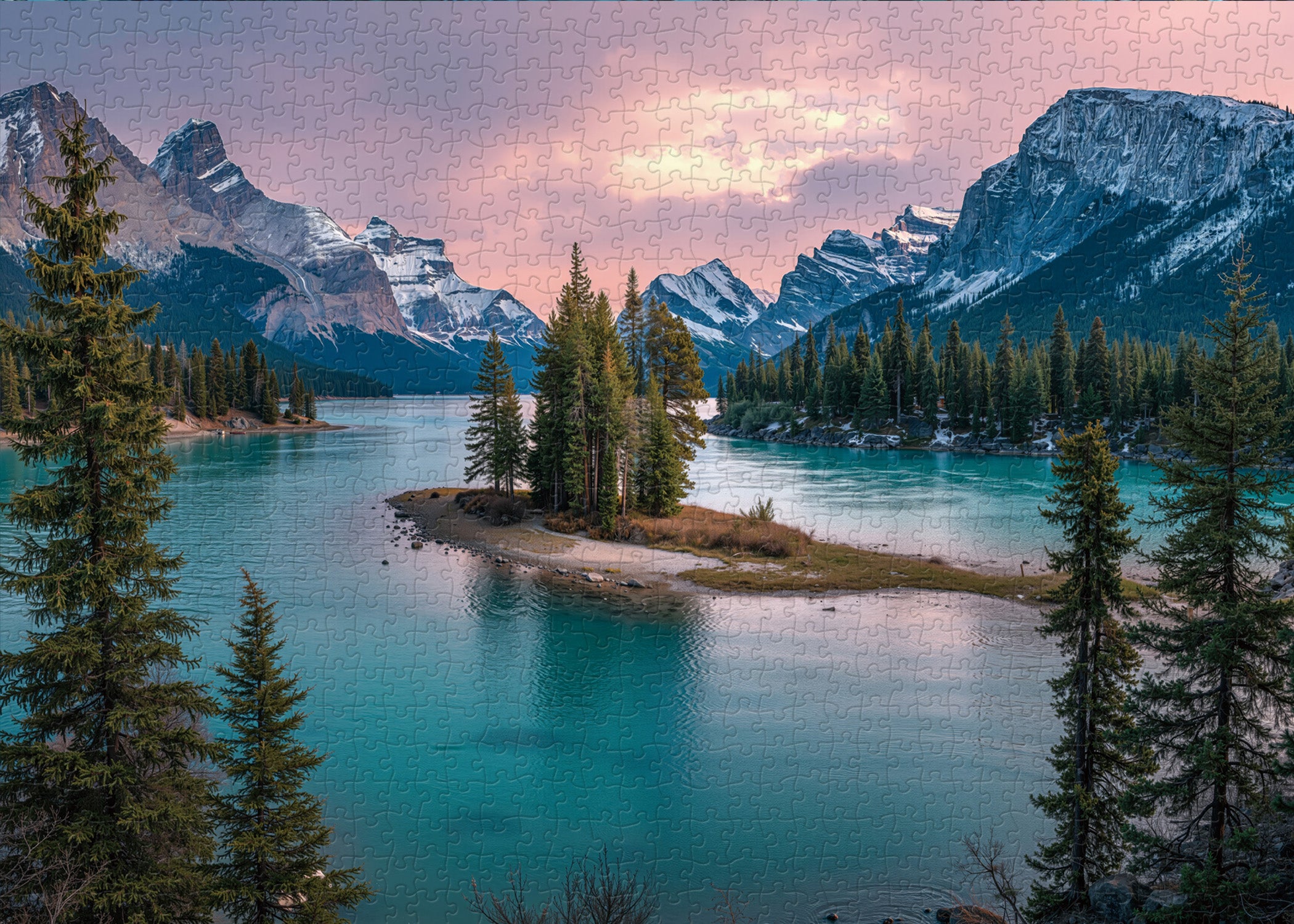 See trifft Berg-Puzzle 1000 Teile