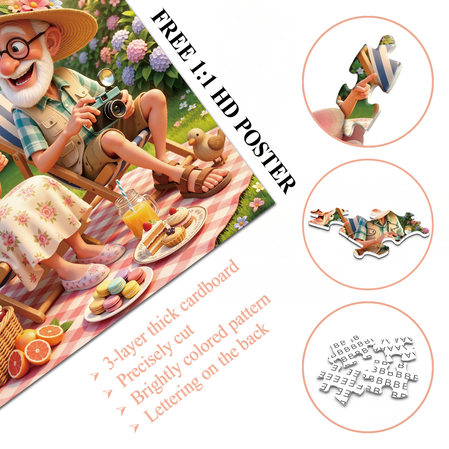 Picnic Joymates Jigsaw Puzzle 1000 Pieces