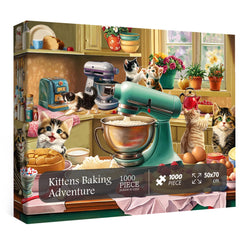 Kittens Baking Adventure Jigsaw Puzzle 1000 Pieces