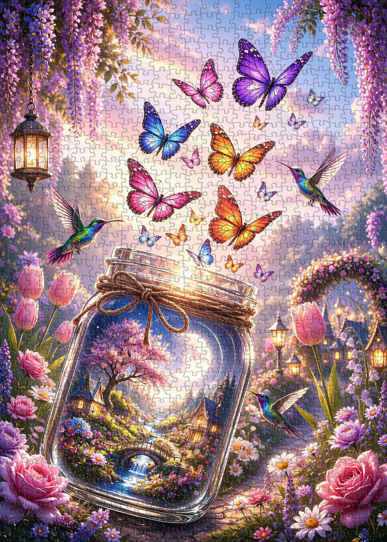Butterfly Jar Dreamland Jigsaw Puzzle 1000 Pieces