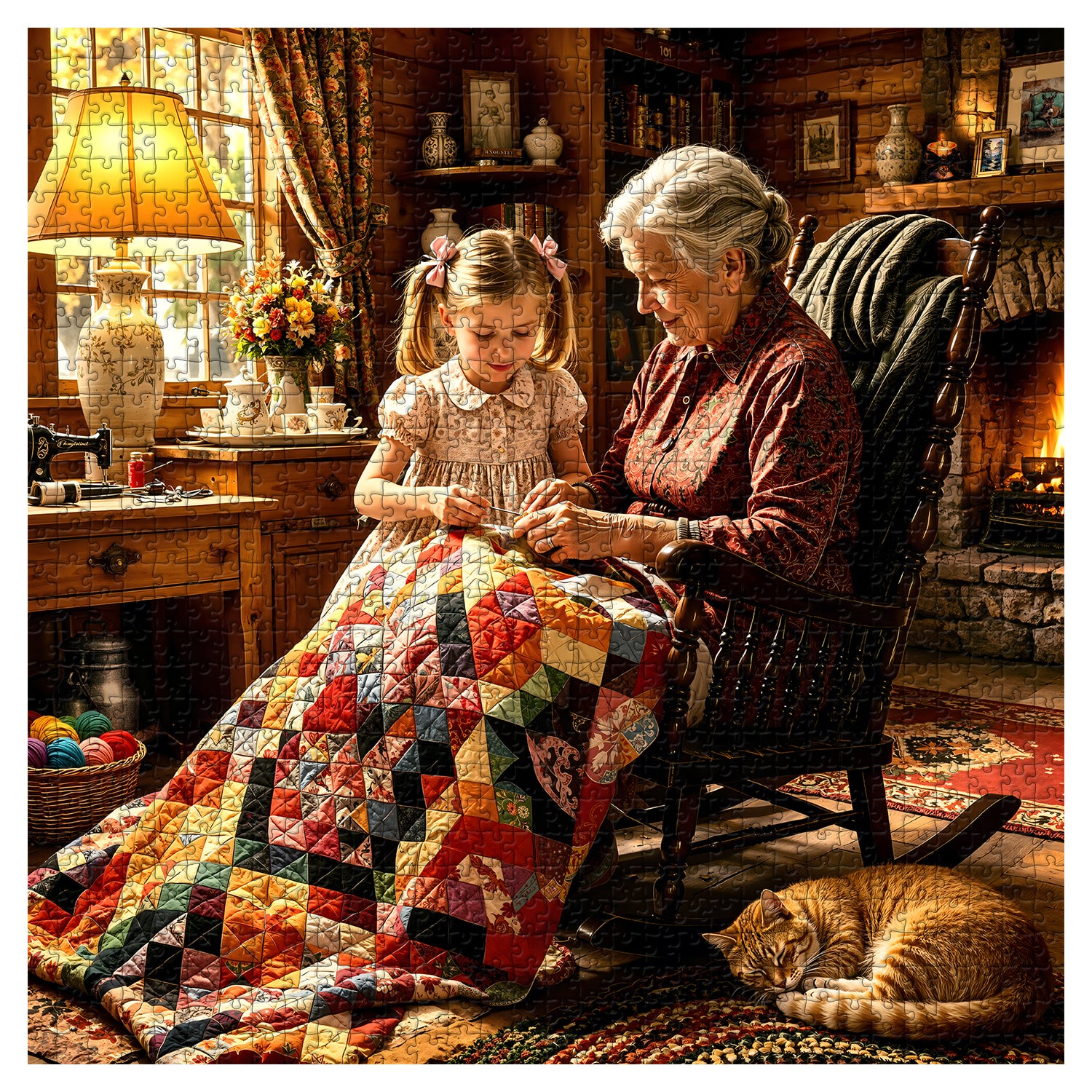 Soft Knit Memories Jigsaw Puzzle 1000 Pieces