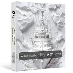 White Warship Jigsaw Puzzle 1000 Pieces