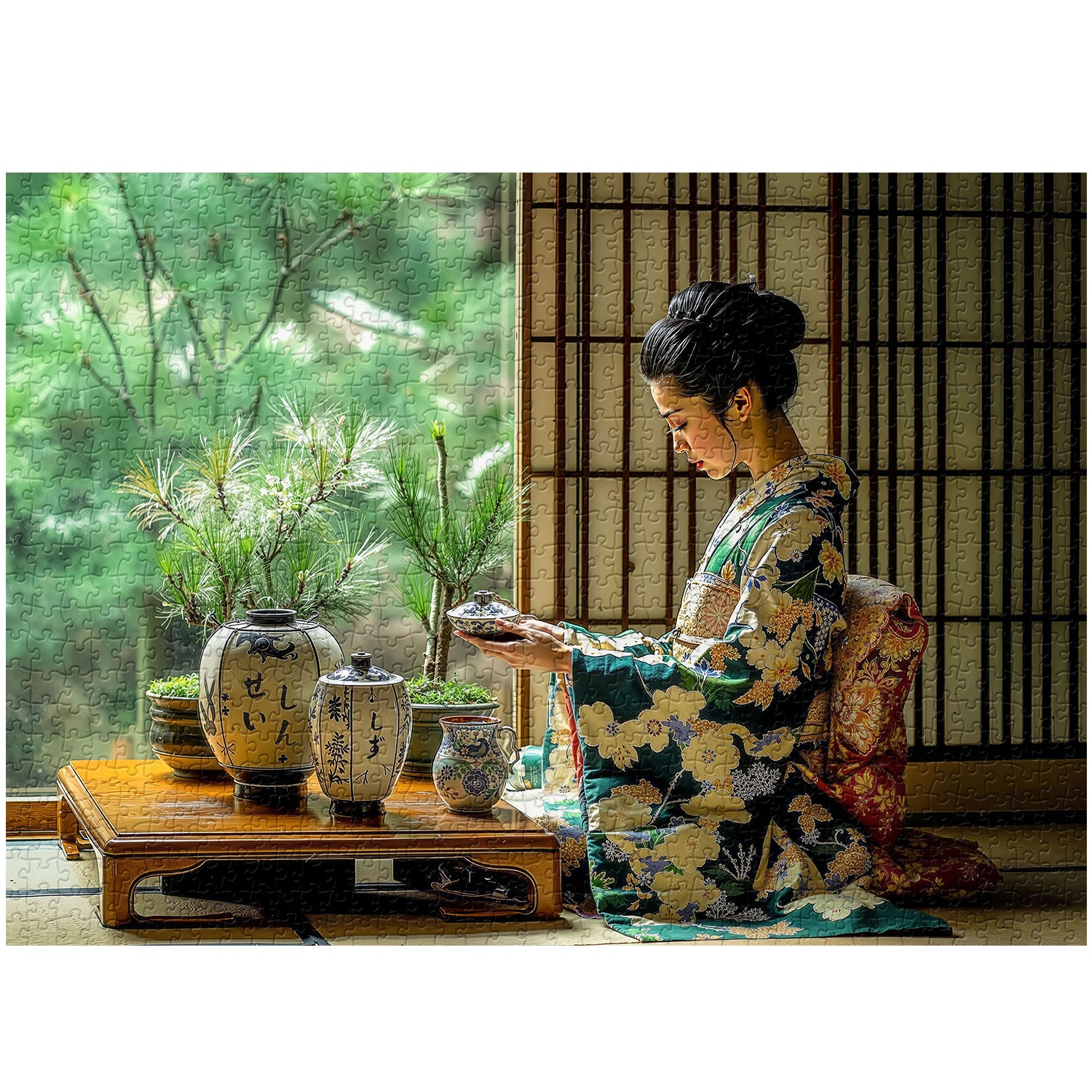 Stille Eleganz Puzzle 1000 Teile