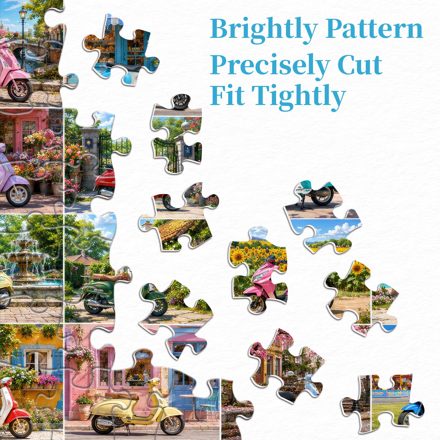 Dreamy Ride Grid Puzzle 1000 Teile