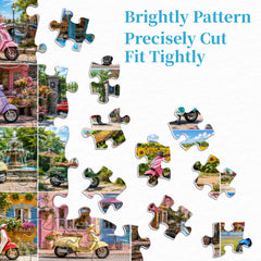 Dreamy Ride Grid Puzzle 1000 Teile