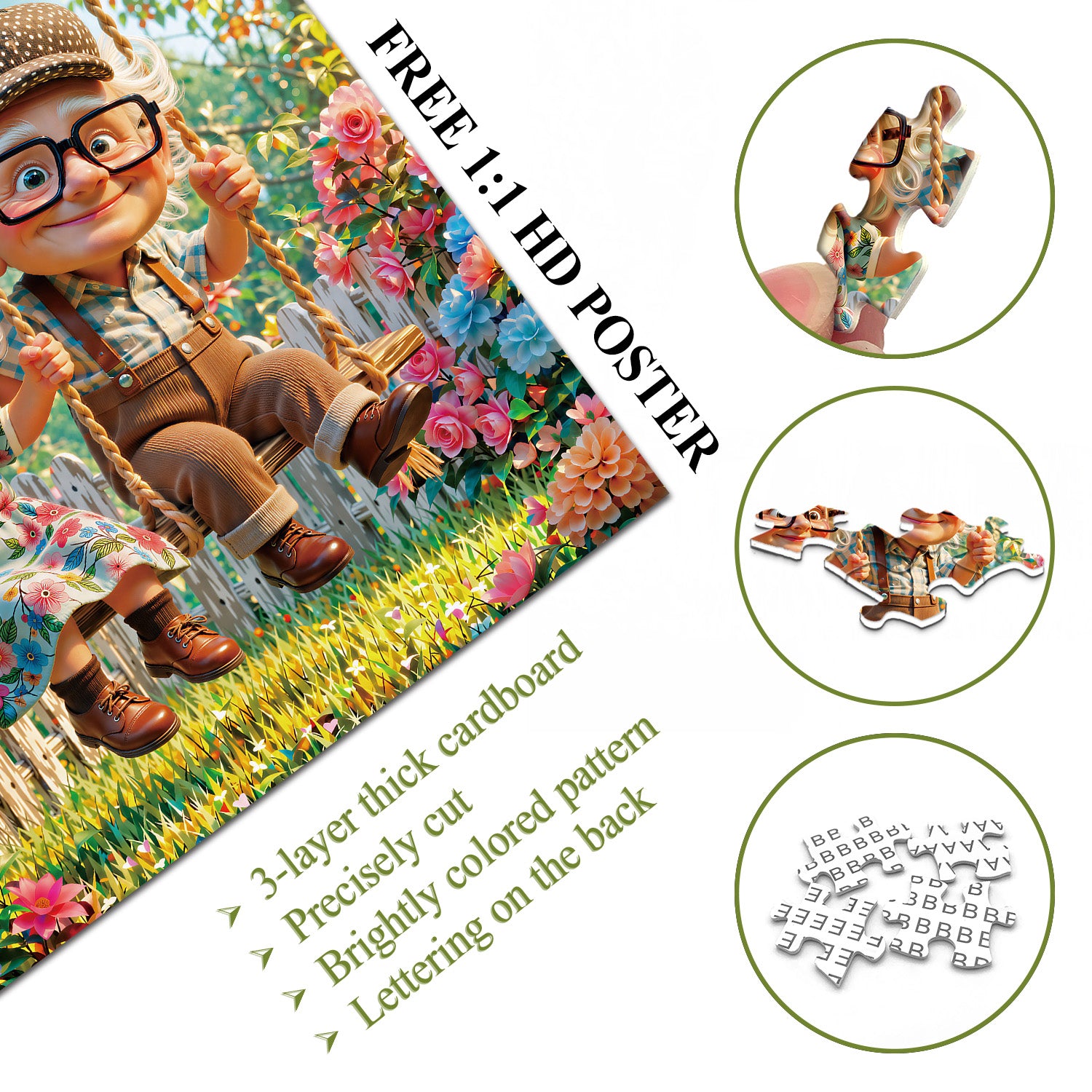 Sweet Swing Puzzle 1000 Teile