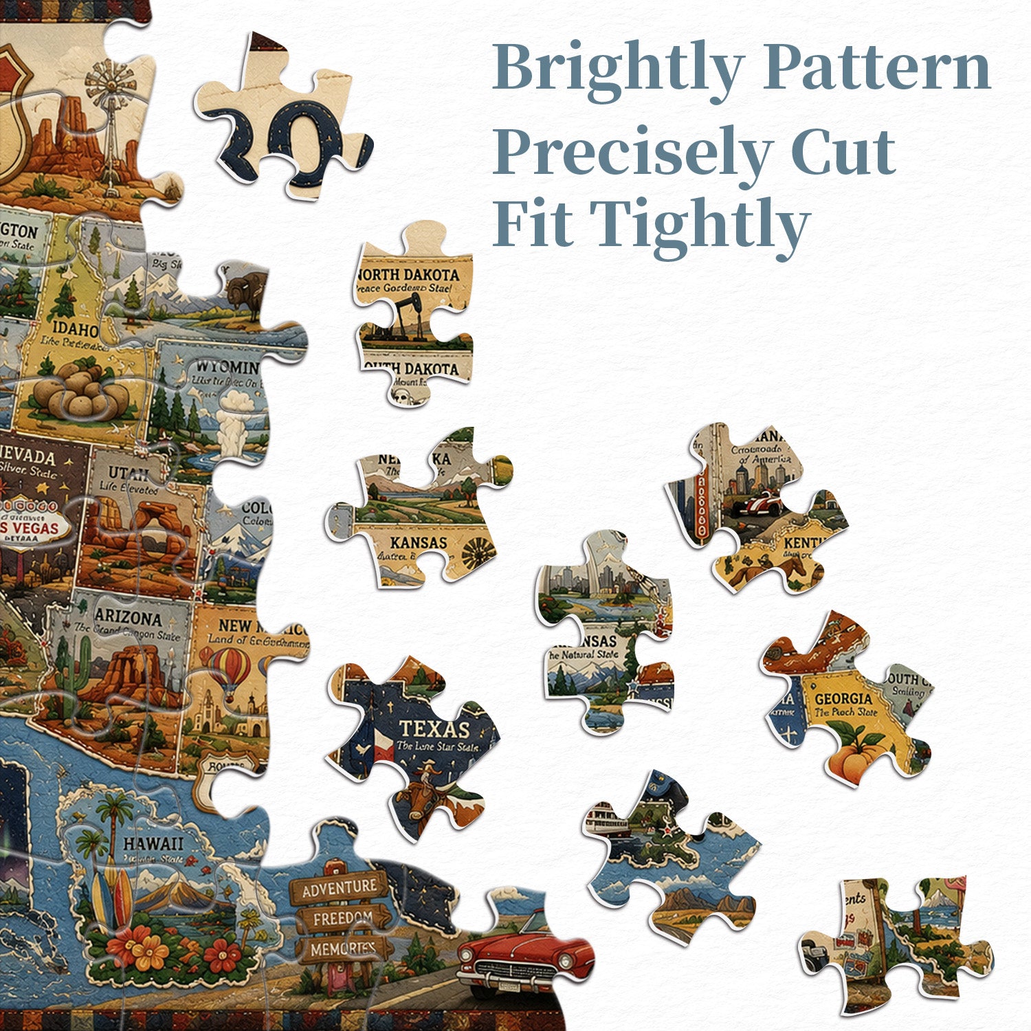 American Road Trip Jigsaw Puzzle 1000 Pieces