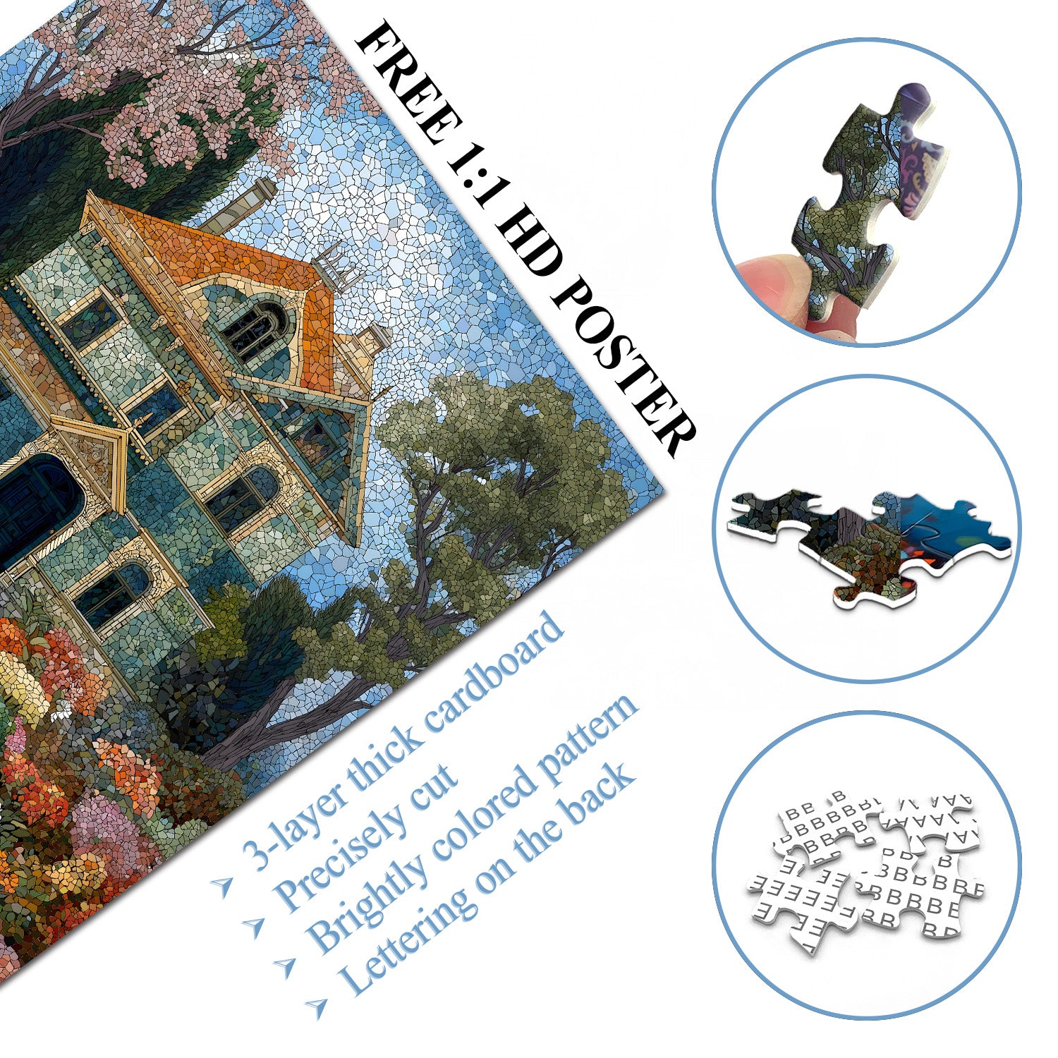 Garden Cottage Jigsaw Puzzle 1000 Pieces