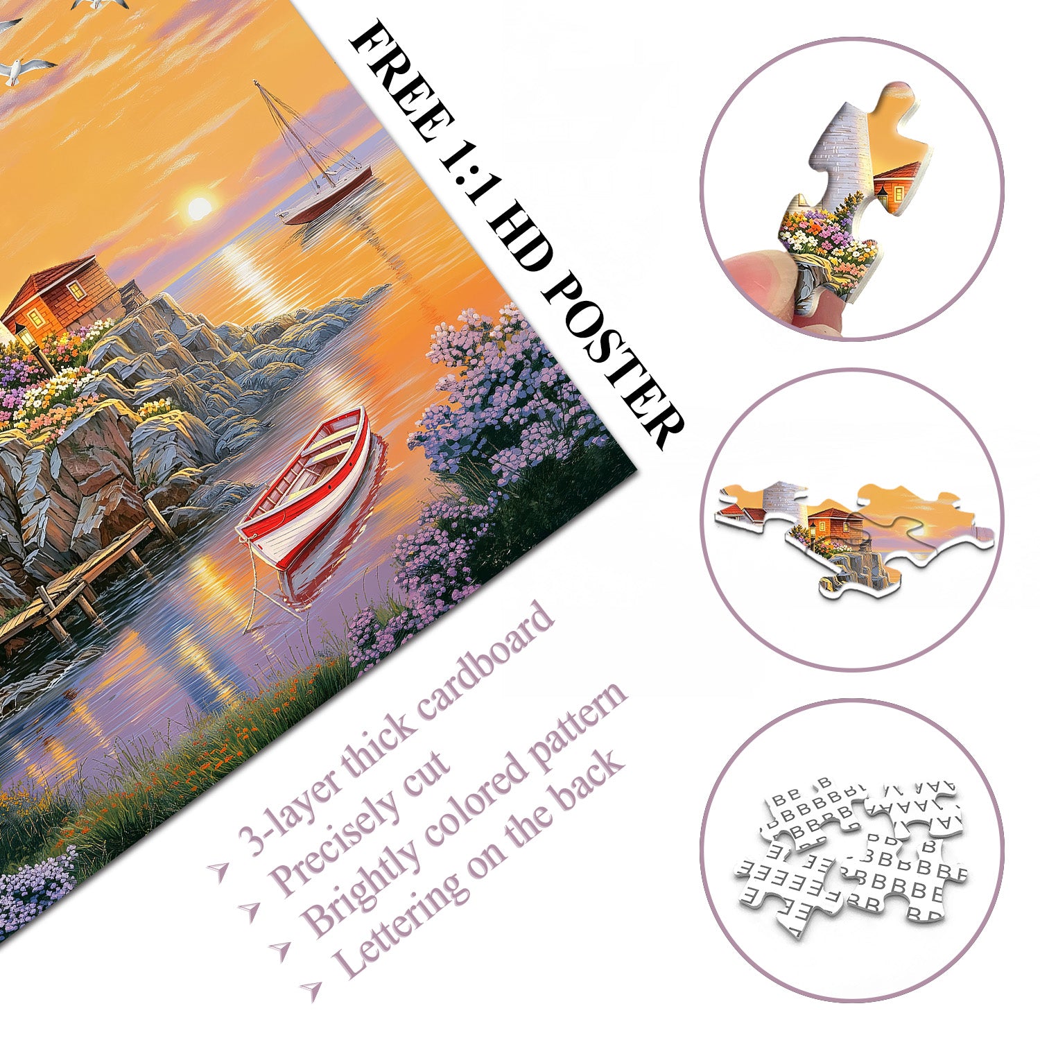 Lighthouse Cove Puzzle 1000 Teile