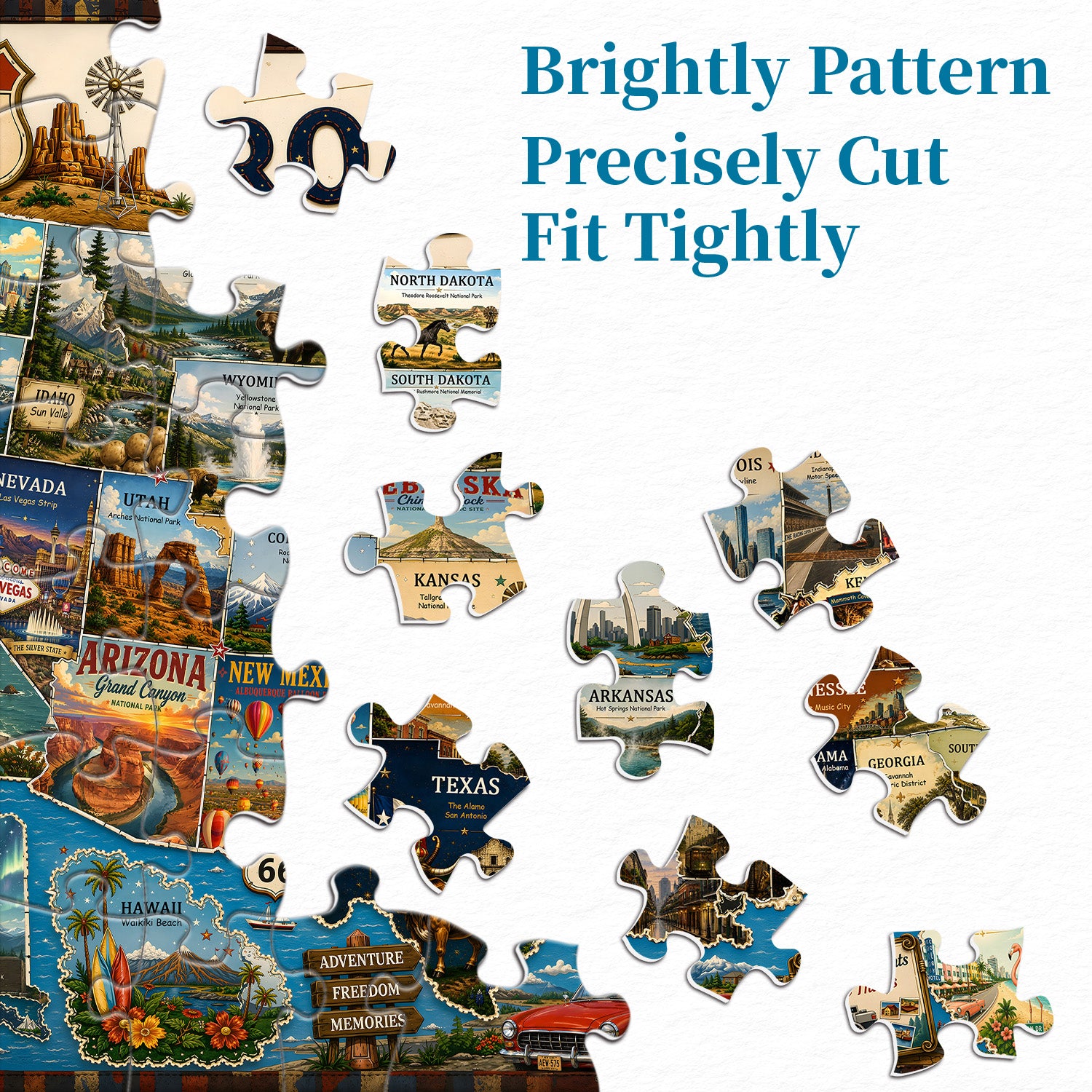 American Road Trip Puzzle 1000 Teile