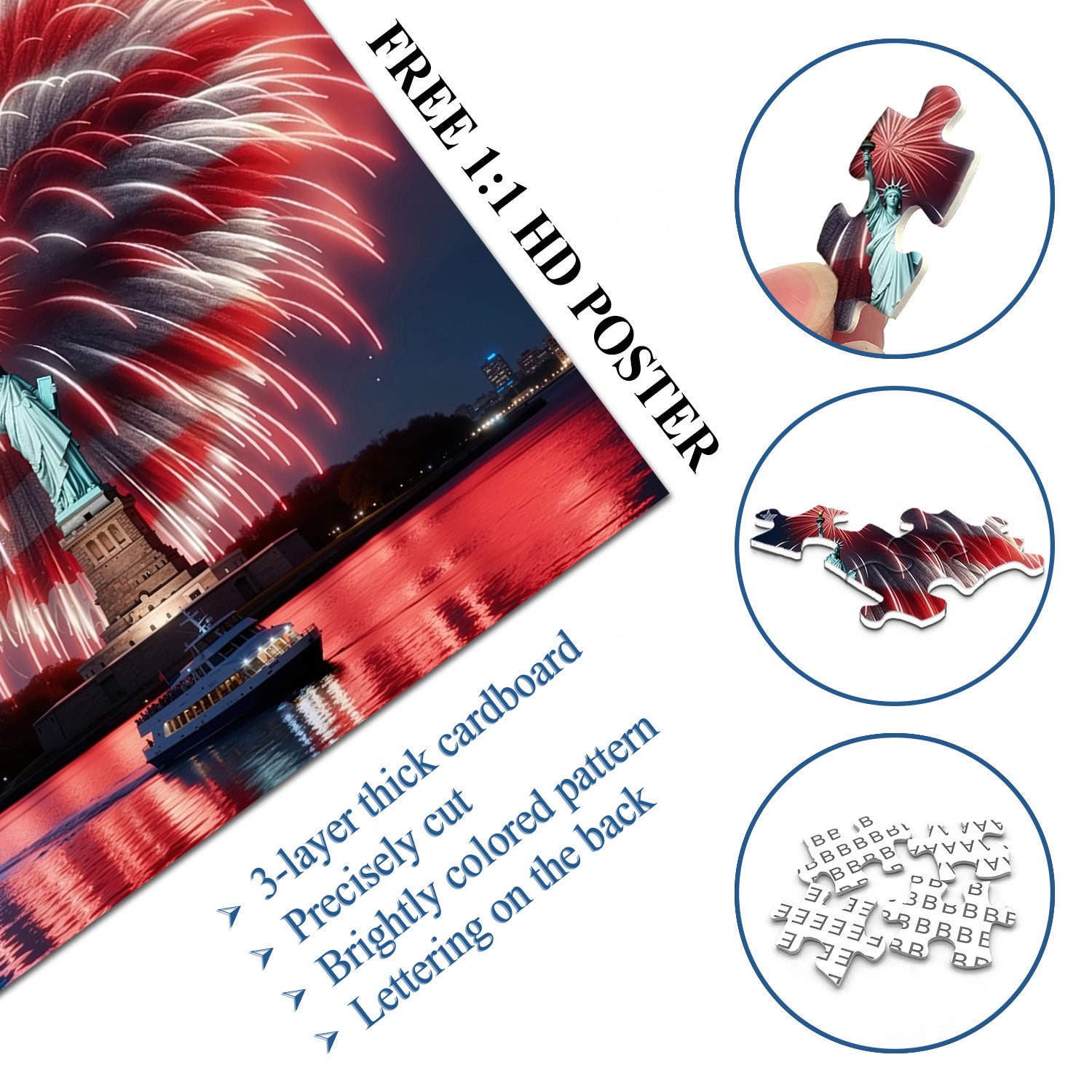 Sterne & Feuerwerk Puzzle 1000 Teile