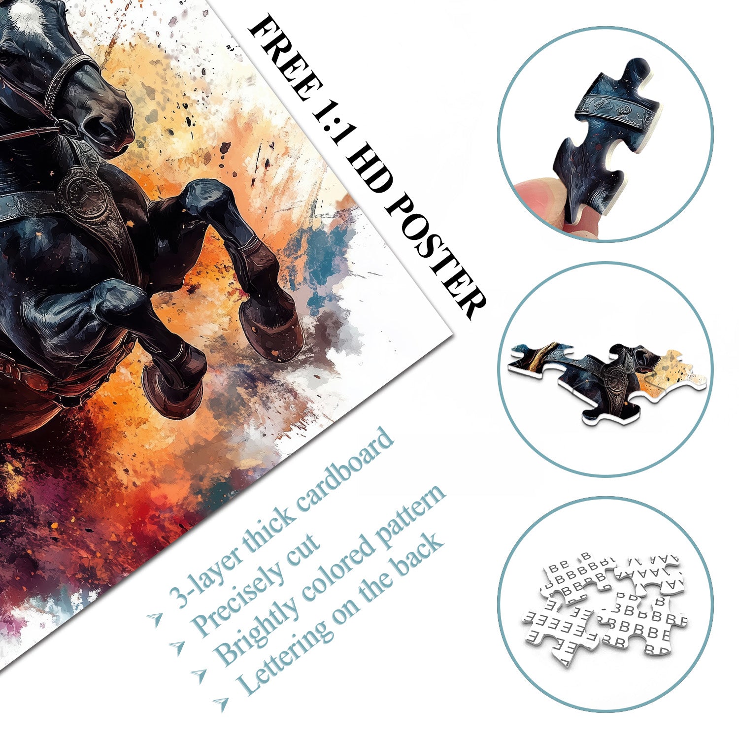 Western Knight Jigsaw Puzzle 1000 Pieces