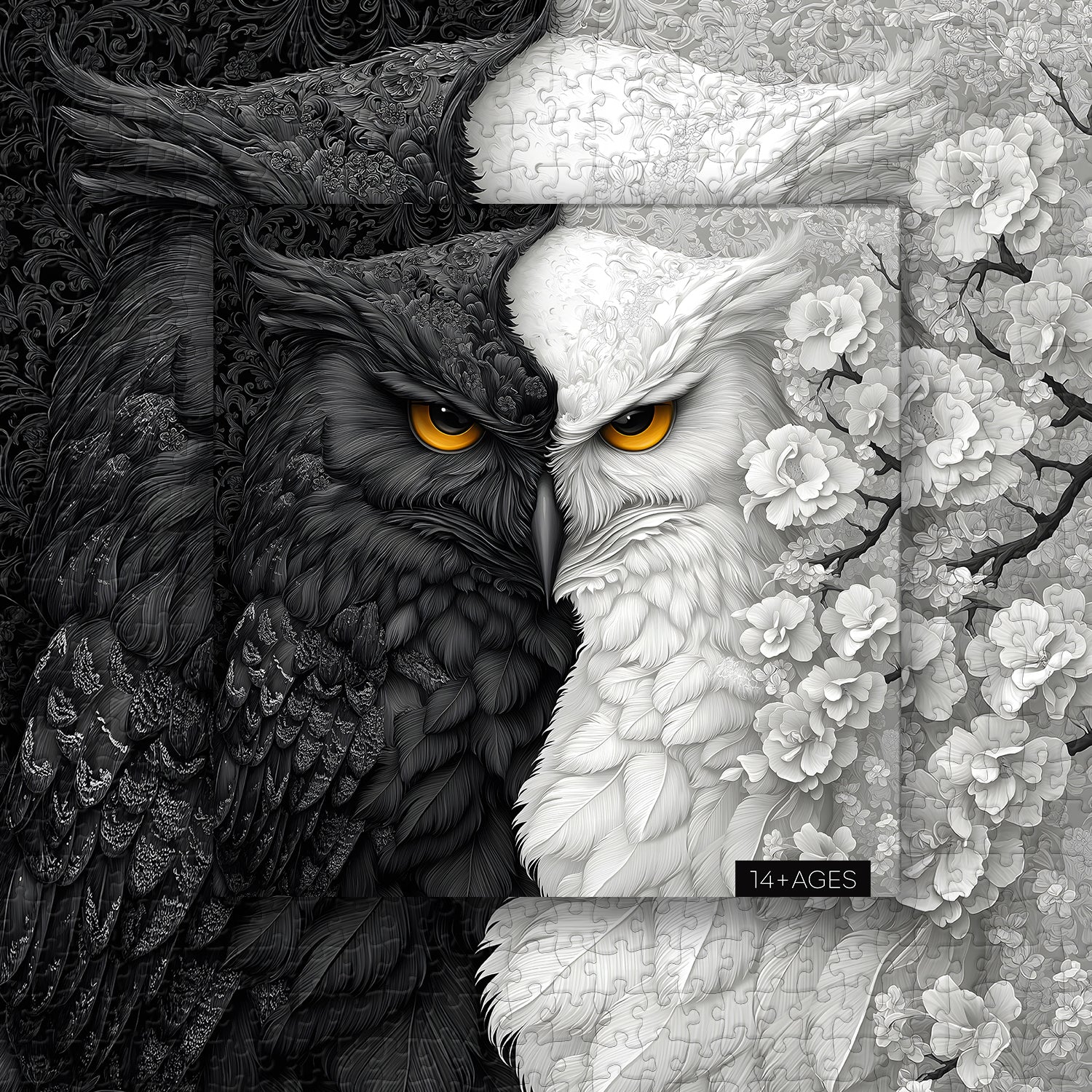 Yin Yang Eule Puzzle 1000 Teile