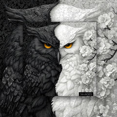 Yin Yang Eule Puzzle 1000 Teile